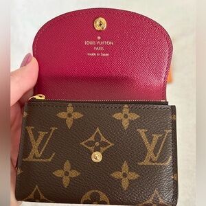 Louis Vuitton Brown and Gold Monogram Card Holder